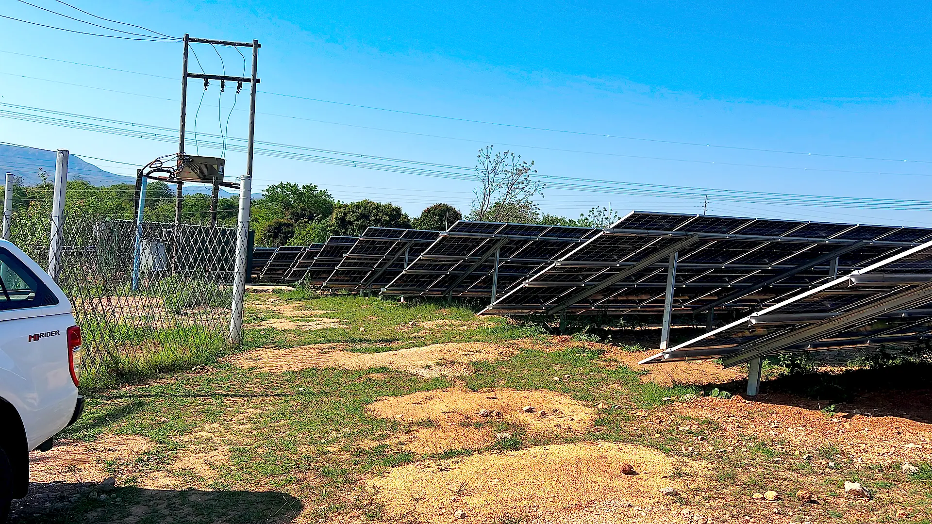 Canadian Solar 620W panels from ground level